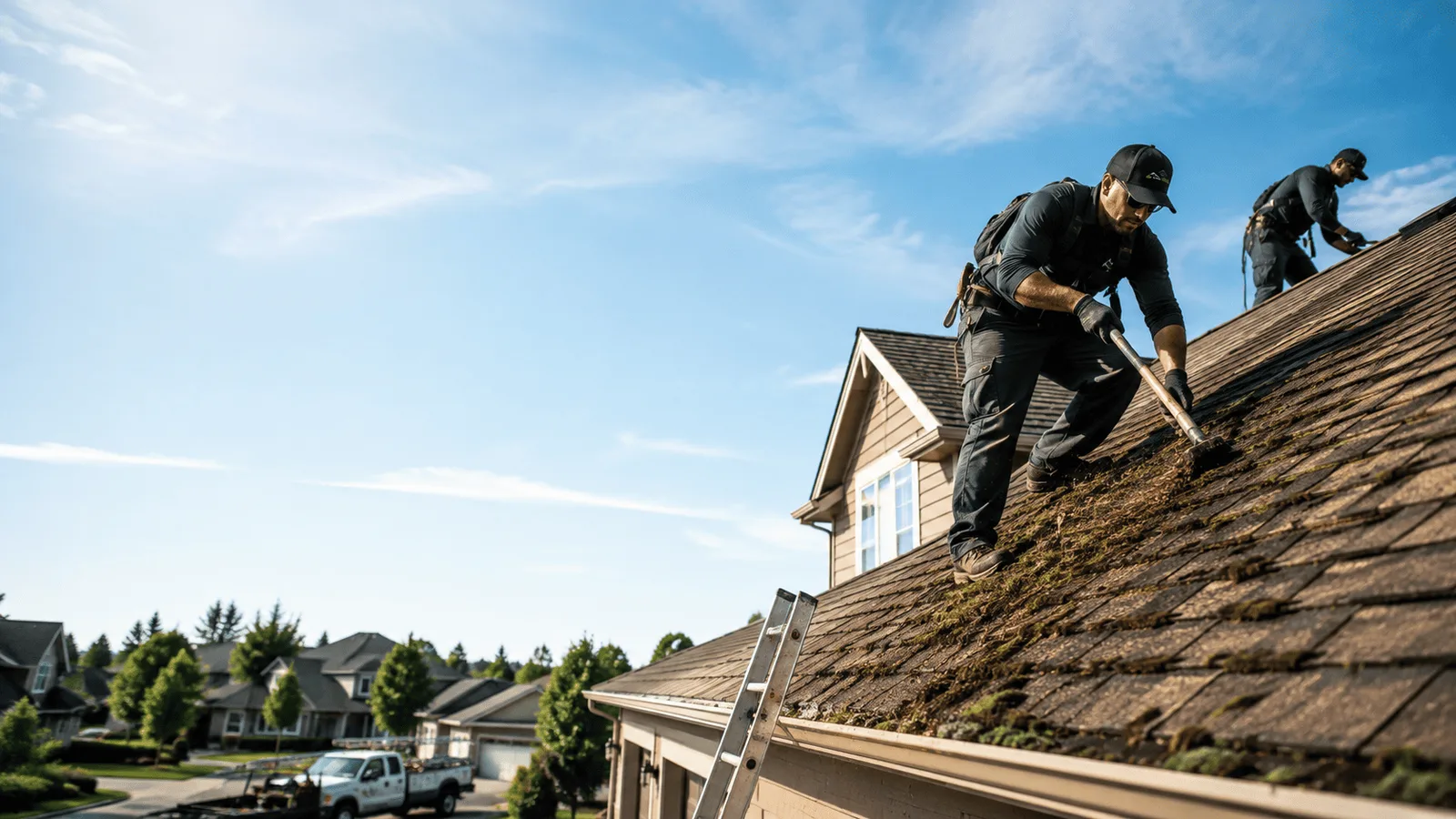 Roof Moss Removal in Bancroft, ID near me
